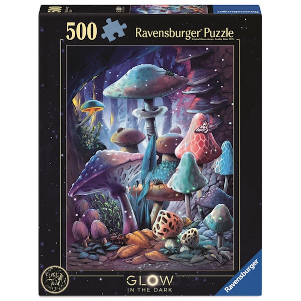 Moonlight Mushrooms Pussel 500 Bitar, Ravensburger