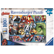 Marvel Avengers Pussel 100 bitar, Ravensburger