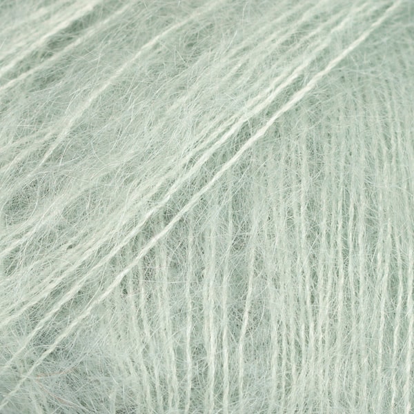 Kid- Silk Uni Color Garn Mohair Silke 25 g soft mint 45 Drops