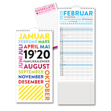 Familiekalender 19/20 Måned GRIEG TrendArt
