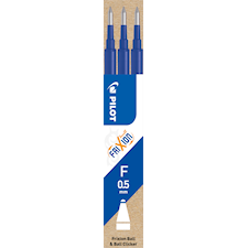 Pilot Täyttöpatruuna Refill Frixion Ball Clicker 0,5 mm, sininen, 3 kpl/pakkaus