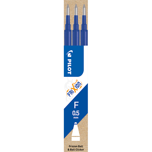 Refill Kulepenn Pilot Frixion 0,5 blå (3)