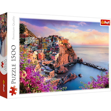 View of Manarola, Italy, Puslespill, 1500 brikker, Trefl