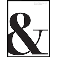 Ampersand Poster30x40cm