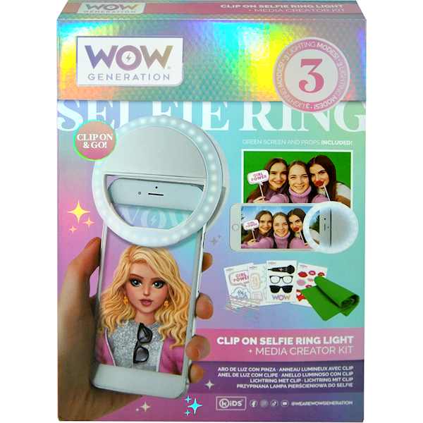 WOW® Generation, Clip On Selfie, Ljusring