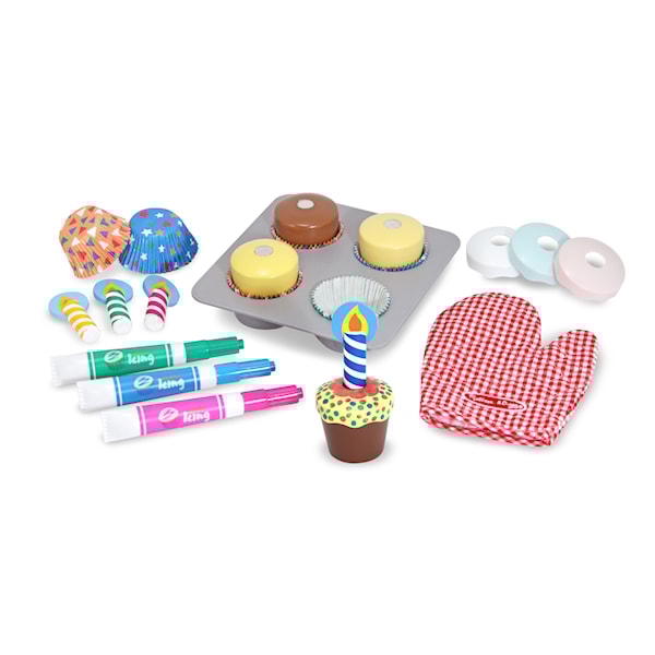 Cupcakes Set i Trä, Melissa & Doug