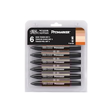Markør penn Winsor & Newton ProMarker 2 Sett 6 Skin tones