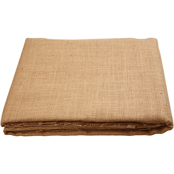 Hessian, B: 160 cm, 58 tråder pr. 10 cm, 310-330 g, 5 m/ 1 rl.