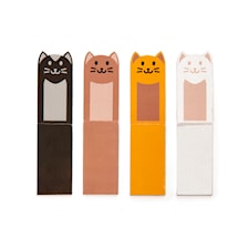 Magnetiska Bokmärken Katter 4-pack