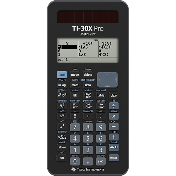 Texas Instruments TI 30X Pro MathPrint