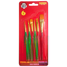 Målarpenslar 6-p Sense