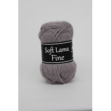 Svarta Fåret Soft Lama Fine lanka Babylama 50g harmaa 912