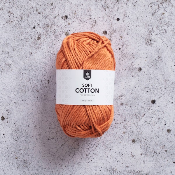 Soft Cotton Bomullsgarn 50 g Orange (8845) Järbo