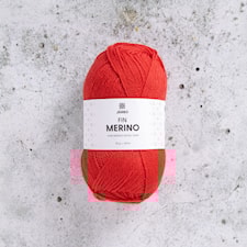 Fin Merino 50g Red Chili (17) Järbo