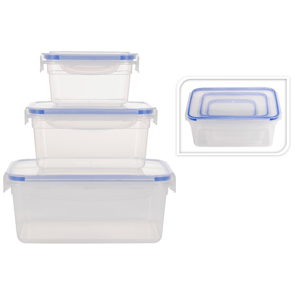 Förvaringslådor 3-pack Övriga varumärken - köksförvaring Förvaringslådor 3-pack Övriga varumärken - köksförvaring