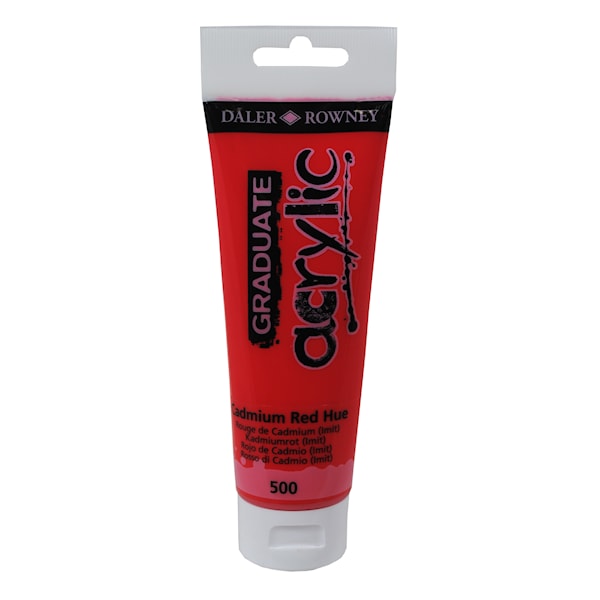 Acrylic 120 ml Kadmium Rød Graduate Daler-Rowney