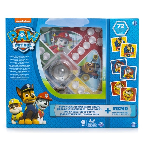 Paw Patrol (Ryhmä Hau) Pop Up ja Memory, Peli