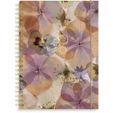 Kalenteri 2026 Weekly Story orvokki  A5 Burde