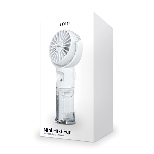 Mikamax - Portable Hand Fan - White