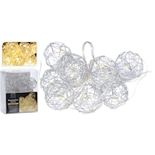 Ljusslinga, 10st Metallbollar