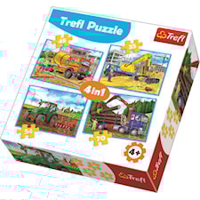 4-i-1 pussel, Fordon