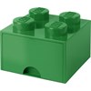 LEGO Förvaringslåda 4, Mörkgrön