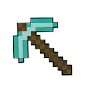 Pickaxe Diamond Svärd i Skum Minecraft