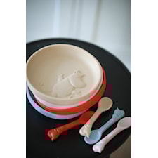 Muumi Silikonilusikka Latte Beige Rätt Start