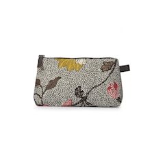 Ceannis Flower Linen Cosmetic Small Grey