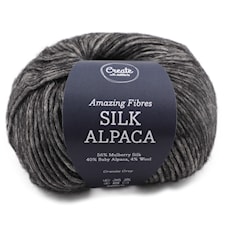 Adlibris Silk & Baby Alpaca, 50 g, Granite Grey A194