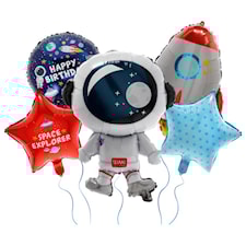 Folieballonger Let's Party Rymden 5-pack Legami