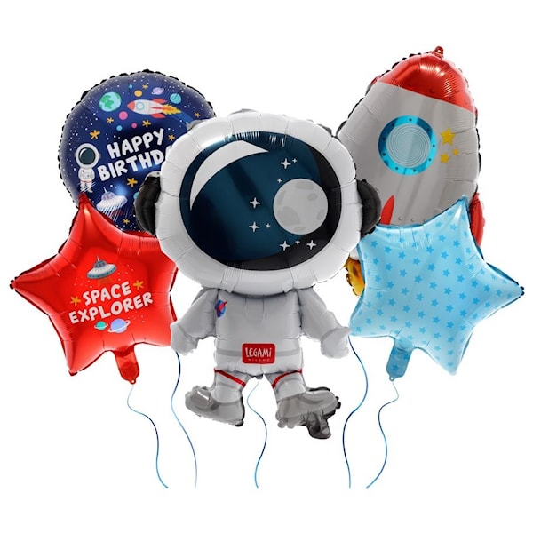 Folieballonger Let's Party Rommet 5-pakning Legami