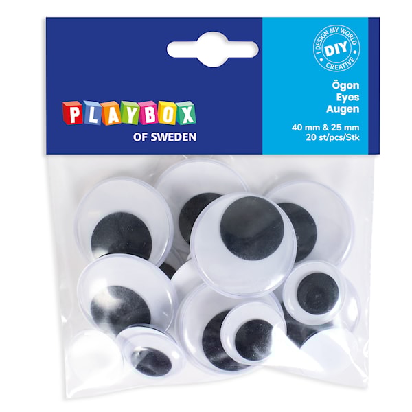 Øyne Ø 25 og 40 mm Playbox