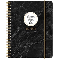 Kalender A6 Marble 2021/2022 Almanacksförlaget