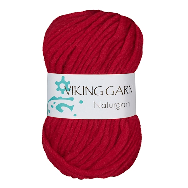 Naturgarn 50 g Rød 650 Viking Garn