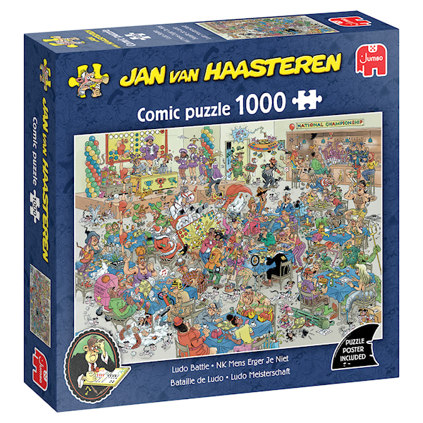 Jan Van Haasteren Puzzle Championship Ludo Battle Pussel 1000 bitar