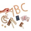 Clicko Magnetbokstäver Byggbox 38 delar, ABC-plansch och tygpåse