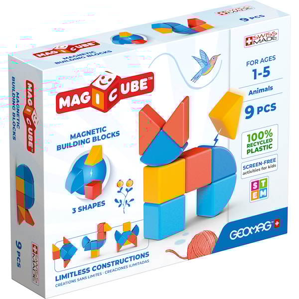 Magicube Dyr 9 deler fra Geomag