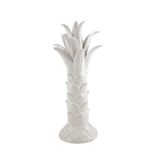 Day Home Palm Skulptur Stendgods H: 28.5cm D: 10 cm White