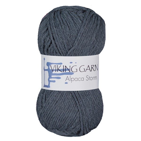 Alpaca Storm 50 g Jeansblå 527 Viking Garn