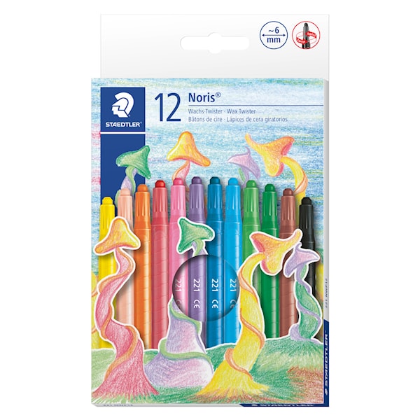 Staedtler Wax twister Noris 12pcs