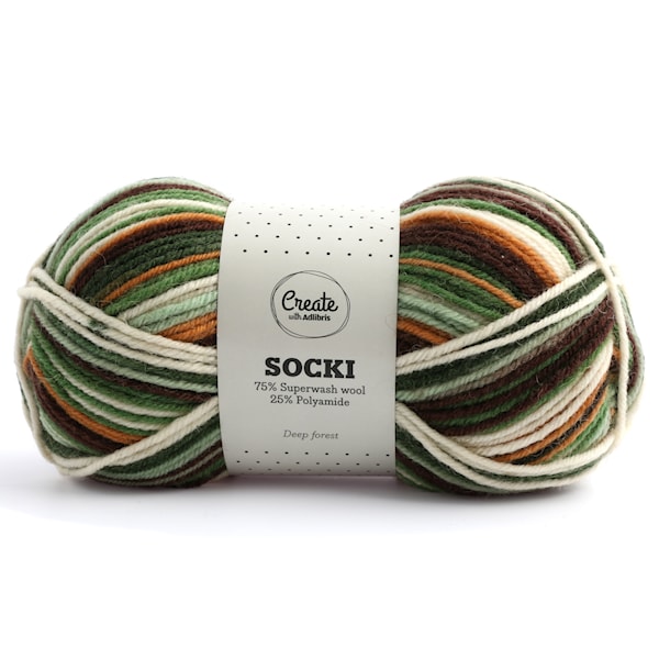Adlibris Socki Lanka Villasekoitus 100g Deep Forest B005