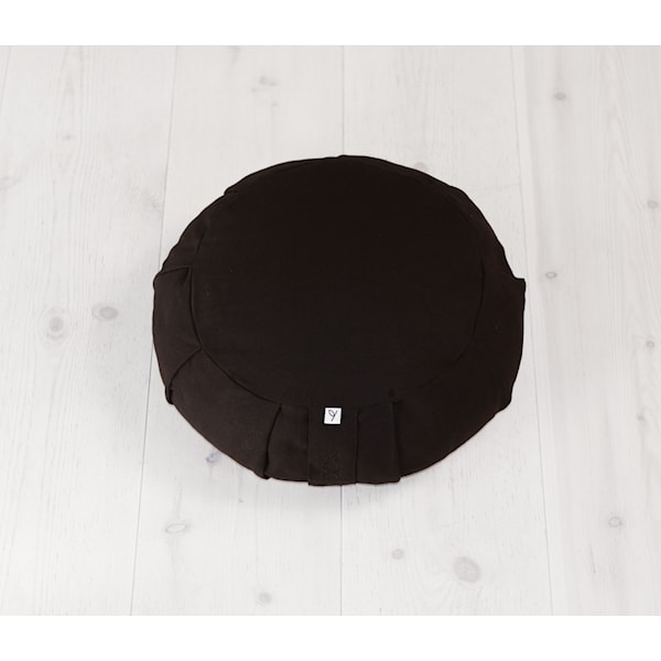 Meditationskudde, Rund, Midnight Black