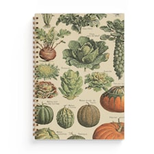 Muistikirja A5 Vintage Vihannekset