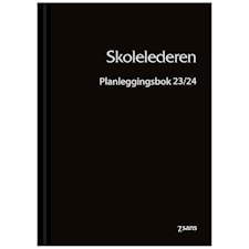 7.Sans Skolelederen Imitert Skinn Innbundet A4 Ukeoppslag 23/24
