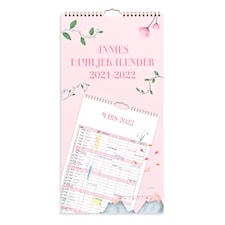 Väggkalender 21-22 Annies Familjekalender Burde