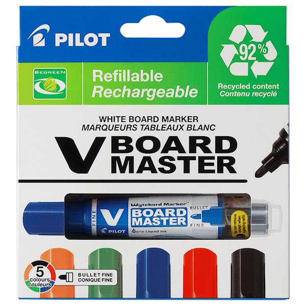 Whiteboardpenn Skråskåret 5-p Pilot