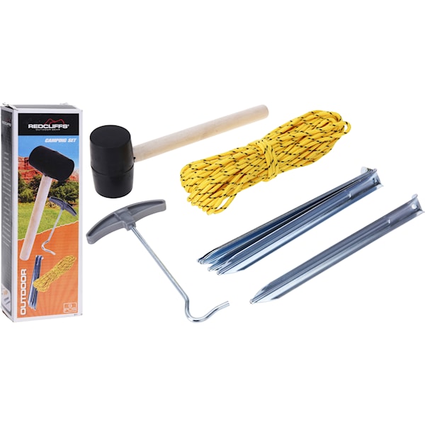 Tältuppsättnings-set, 9-delar