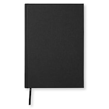 Notatbok A5 Linjert Svart Stoff 256 sider Paperstyle