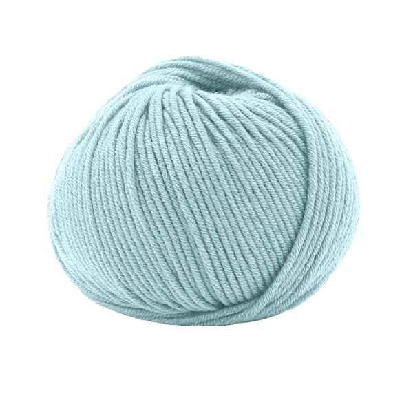 Maxi Soft Merino 50 g Azzurro/Africo 14451 Lana Gatto
